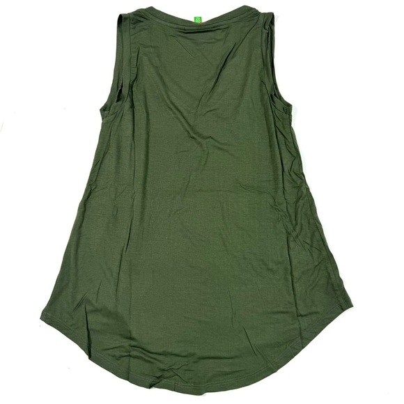 New Fervour Endless Possibilities Tank Top Olive Green - Picture 8 of 8